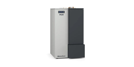 Cazan compact pe peleți 5,7 - 20 kW, cu autocurățare și Wi-Fi, La Nordica-Extraflame PR20