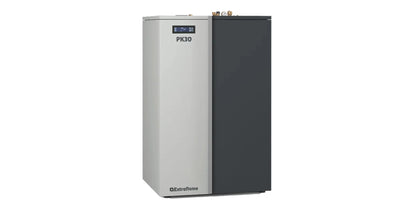 Cazan compact pe peleți 8,9 - 30 kW, putere termică nominală, pentru 860 m³, arzător cu autocurățare, display Black Mask cu Wi-Fi integrat, PK30, La Nordica-Extraflame
