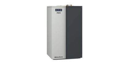 Cazan compact pe peleți 4,1 - 15 kW, putere termică nominală, pentru 431 m³, arzător cu autocurățare, display Black Mask cu Wi-Fi integrat, PK15, La Nordica-Extraflame