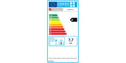 Soba tip șemineu pe lemne, 7.7 kW, pentru 221 m³, JENNIFER.16, La NORDICA