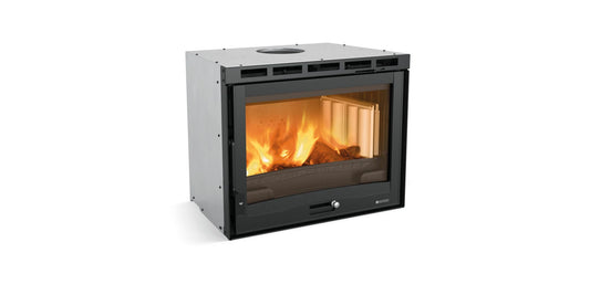 Focar de semineu cu ventilatie, din fonta, pe combustibil solid, 7,8 kW, pentru 223 m3, Inserto 70 4.0 – Ventilato, La Nordica-Extraflame