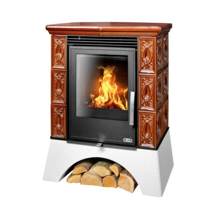 Soba pe lemn cahle teracota ABX - Helvetia KP I