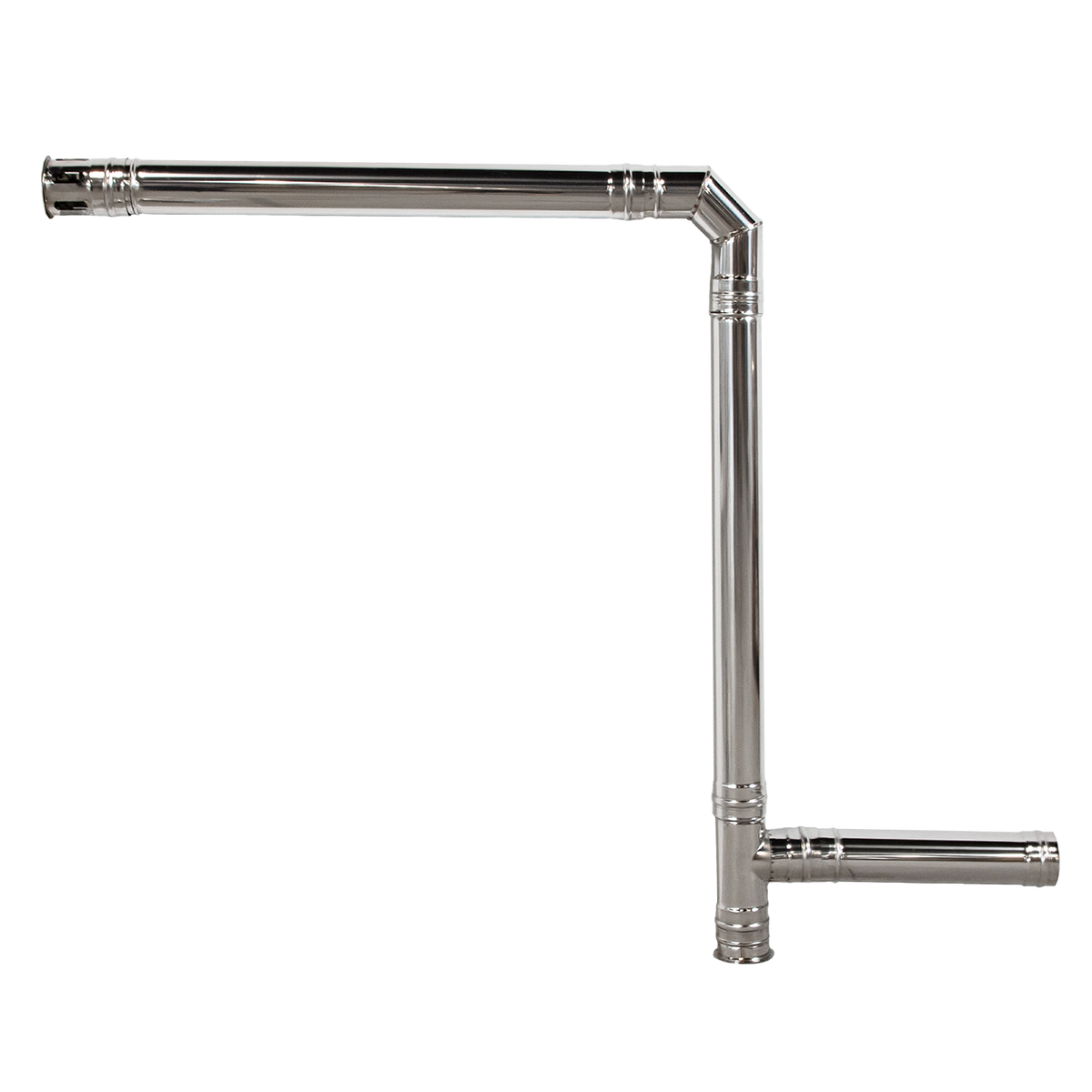 Kit racord din Inox pentru centrale peleti D 80mm