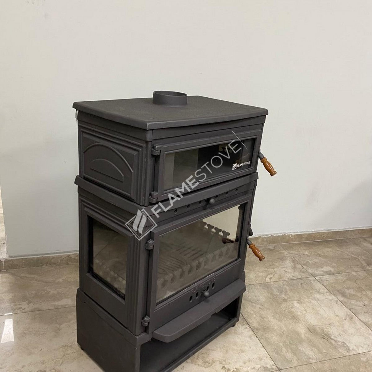 Soba Retro Lux FS-045YKST - Eficiență Înaltă pentru Lemn și Cărbune, Design Elegant
