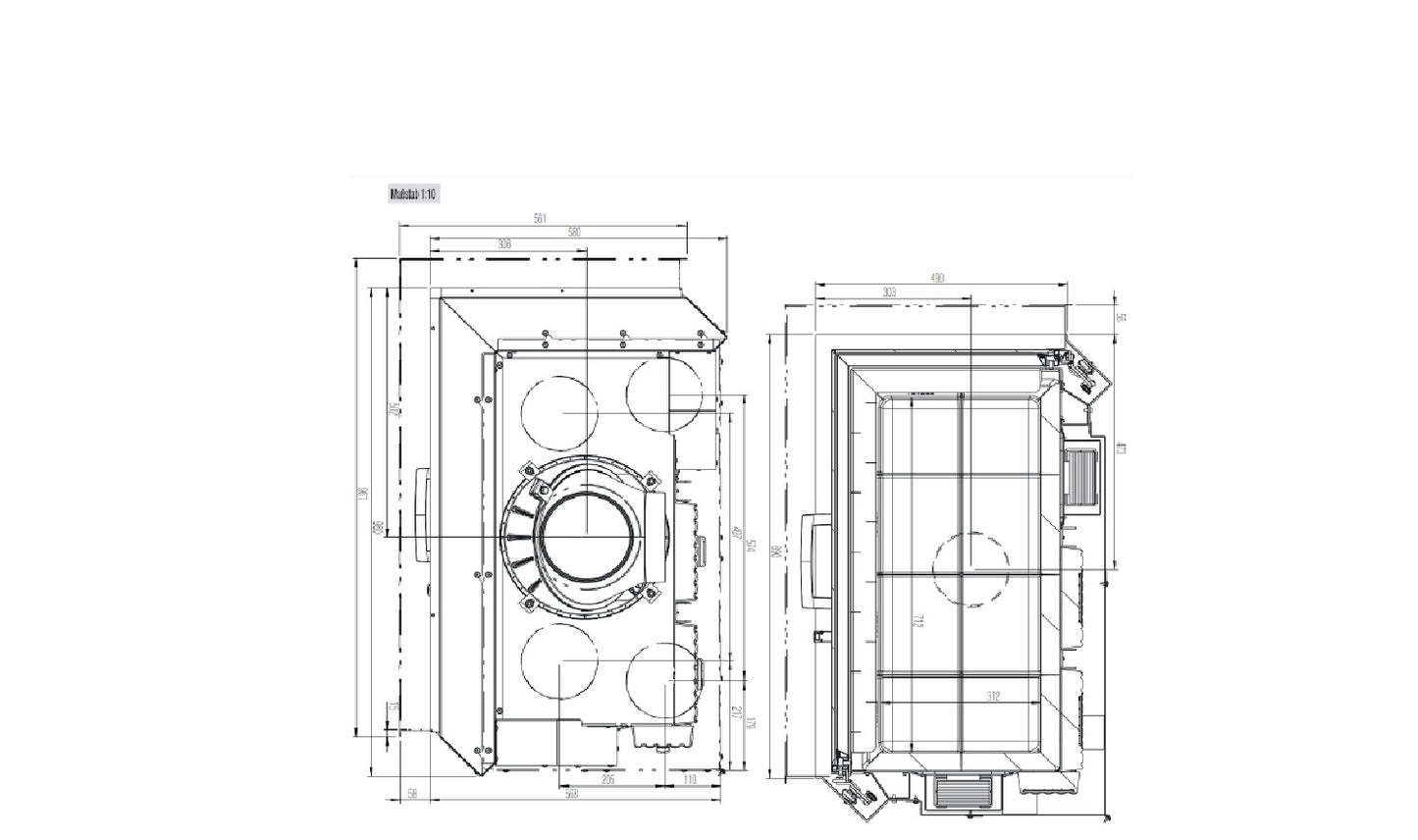 Focar semineu 80x64 s ii 2 0 montexport