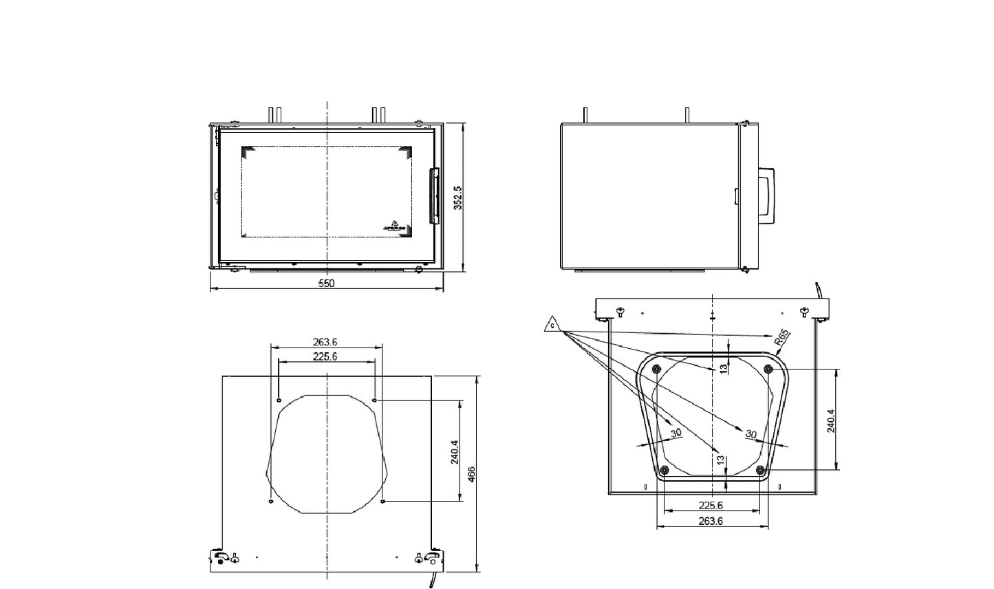 CUPTOR PENTRU FOCARE AUSTROFLAMM