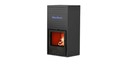 Termosemineu pe lemne 13,7 kw  antracit bt hidro15 a blautech