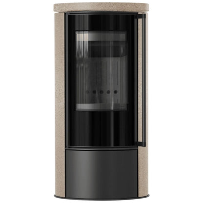 Soba Erik 5.5kW ceramica Gold Satin - samota neagra