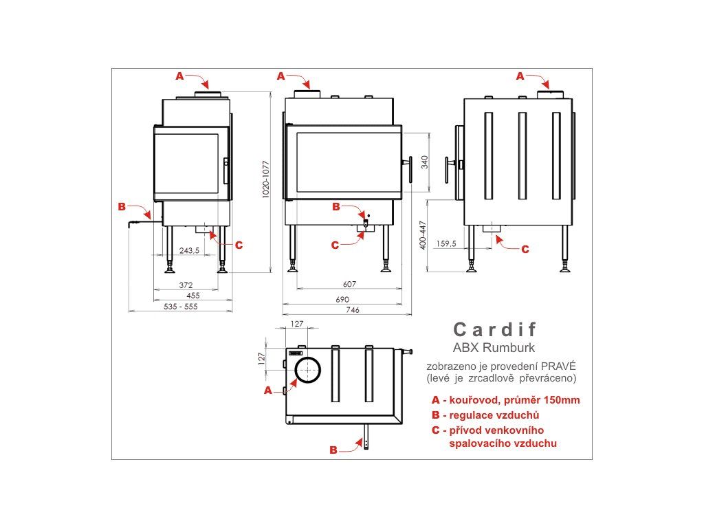 ABX Cardiff negru