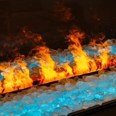 e-Matrix Linear 1300-400 I - Șemineu Electric cu Aburi de Apă, Design Lățime Îngustă