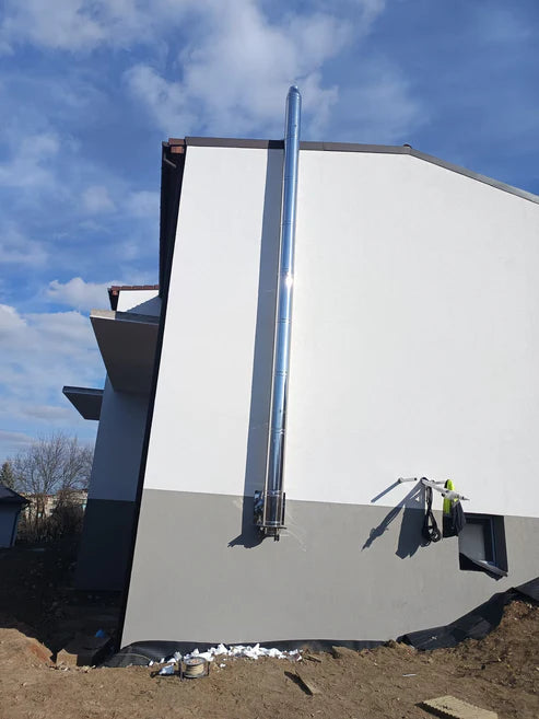 Configurator Coş de fum inox izolat