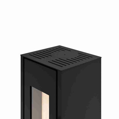 Soba Livia 8-9.5kw Nero - A+ cu randament 86%