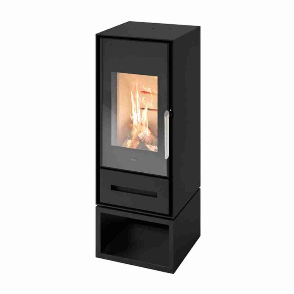 Soba Arianna 8-9.5kw Nero A+ Randament 86%