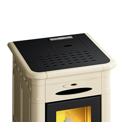 SOBA PE PELETI ALINA 2.5-9.5 KW - CREM - CAHLE TERACOTA