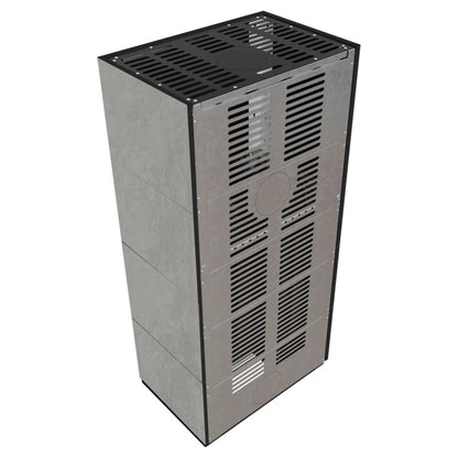 Flotek BOX 8 kW CEMENTO GRIGIO Sticla Stanga - cuarz sinterizat