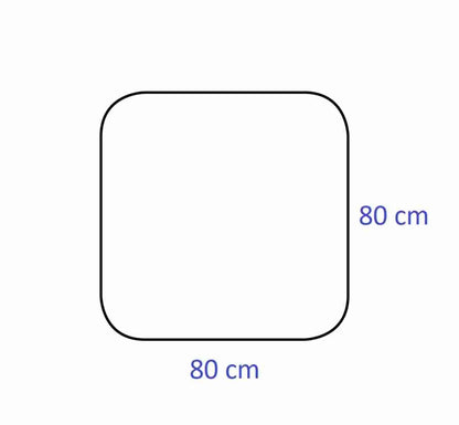 Tabla 2mm de protectie sub soba - 80x80cm