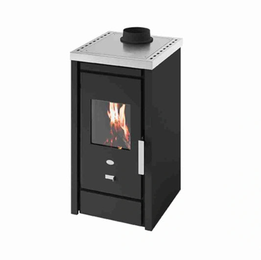 Soba cu plita Sandra 6-7kw - Nero