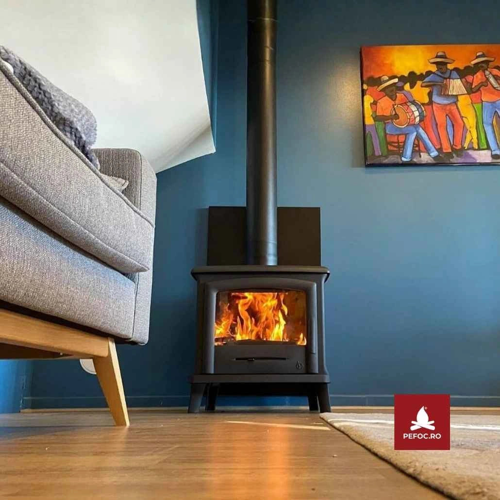 Soba fonta Norik 6-9kW - tripla combustie