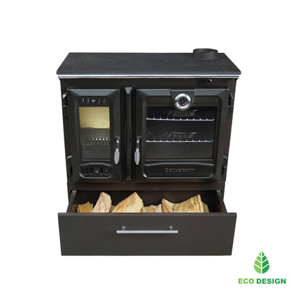 216-BOX Soba de Gătit Gourmet din Cărămidă - Putere 8.45 kW, Cuptor Dublu, Rezistentă la Căldură