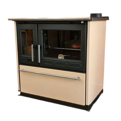 Soba de gătit PLAMEN 850 – Crem – 8 kW (racord dreapta)