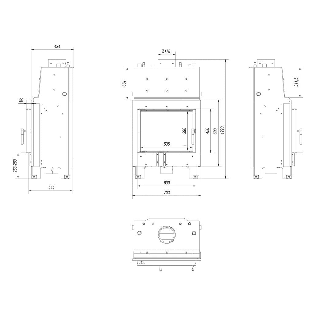 MBM 10 TIP CENTRALA - 12kw + Samota neagra