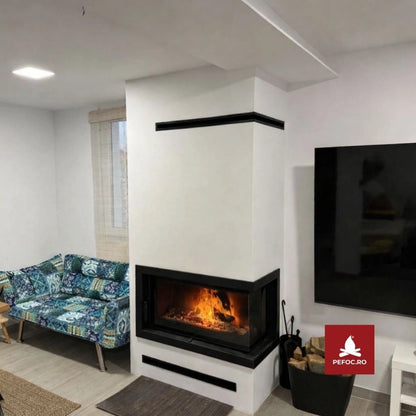 FLOTEK L 12kW - Sticla Dreapta fara stalp - Samota Neagra