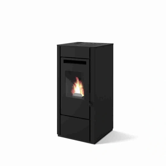 Sobă pe peleți Elsa - 2.5-9.5 kW Negru