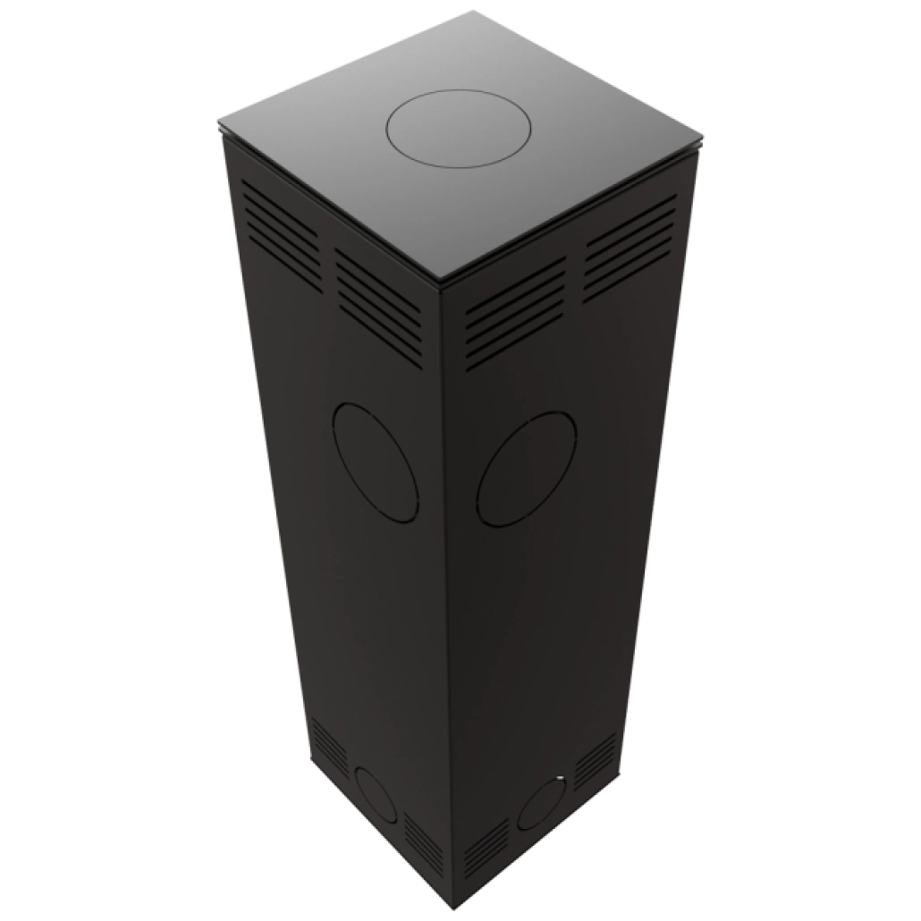 Soba Tora M 8-11kW - Panou negru de sticla