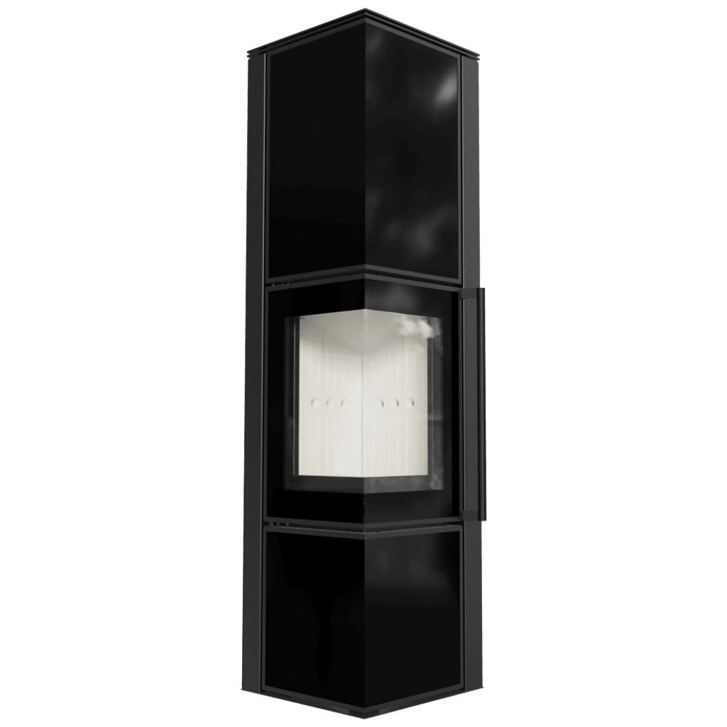 Soba Tora L 8-11kW - Panou negru de sticla