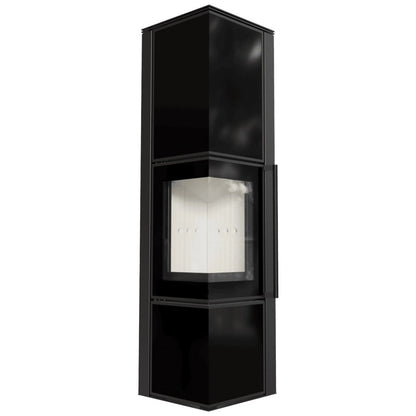 Soba Tora L 8-11kW - Panou negru de sticla