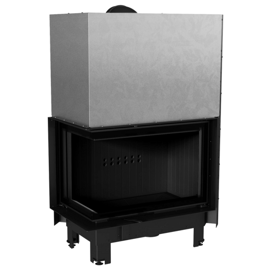 MBA 18-21 kw sticlă stanga + deschidere verticala - samota neagra