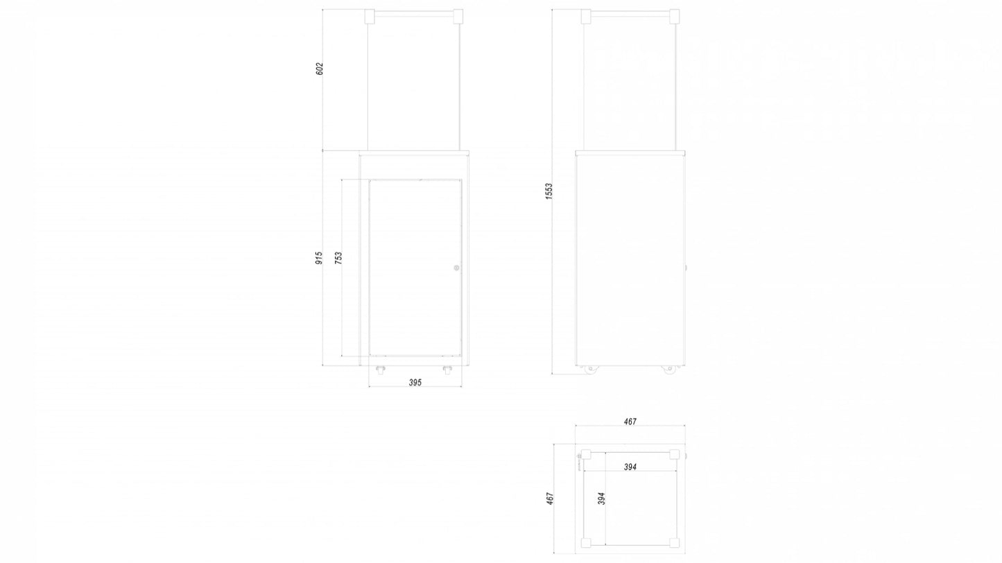 Patio Negru Manual S - Incalzitor pe gaz