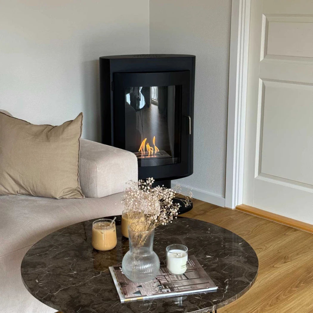 Trenton - Sobă pe Bioetanol cu Stand, Elegantă și Eco-Friendly