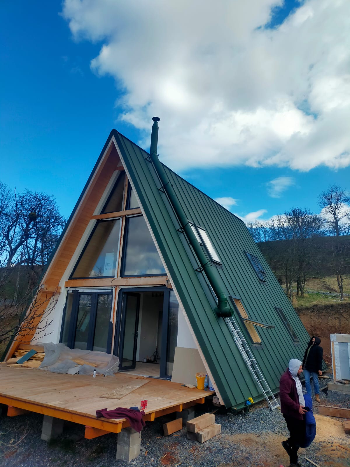 Configurator Coş de fum inox izolat