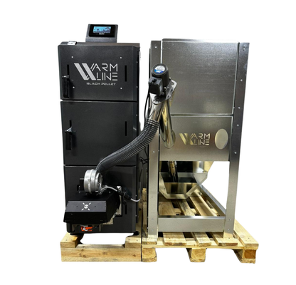 Centrală WARMLINE BLACK PELLET 30 kW