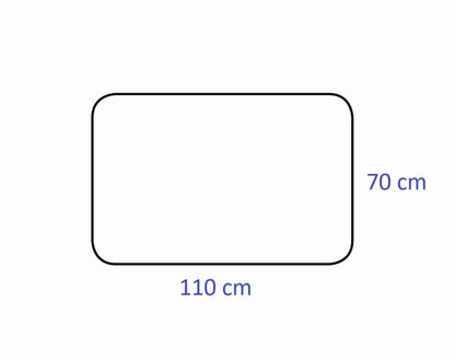 Tabla 2mm de protectie sub soba - 110x70cm