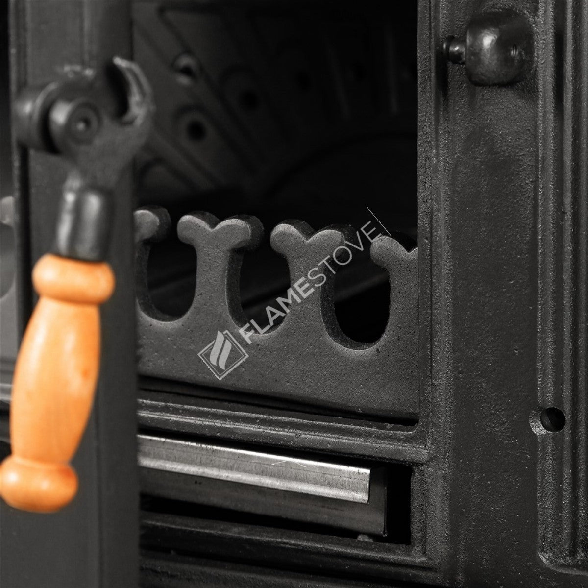 Sobă de Ardere Dublă Premium Lux Style TBSP - Model FS-034YKST cu Cuptor și Design Elegant