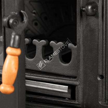 Sobă de Ardere Dublă Premium Lux Style TBSP - Model FS-034YKST cu Cuptor și Design Elegant