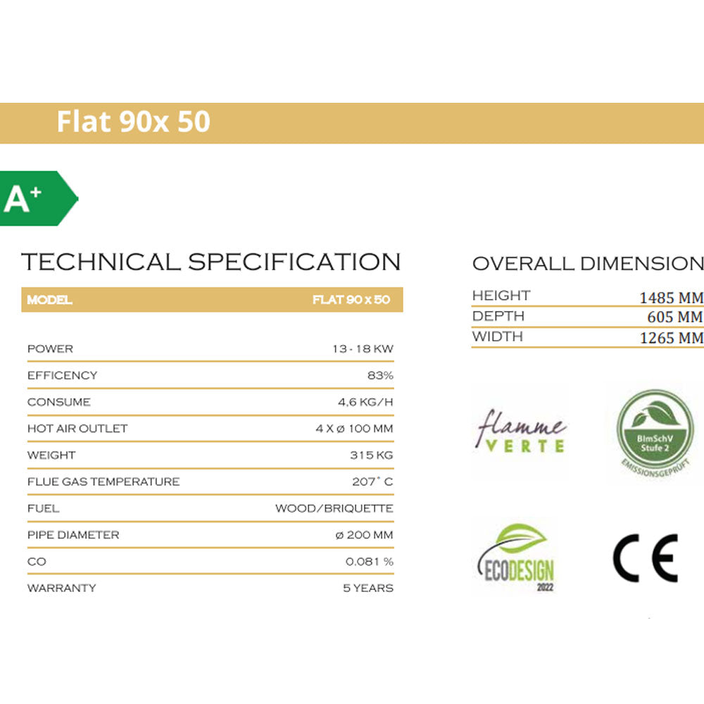 FLAT 90 X 50