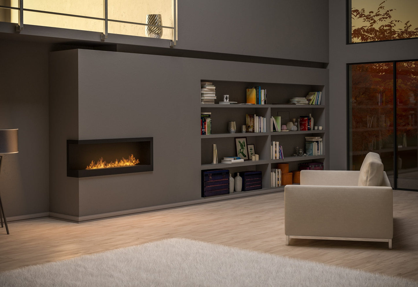 Șemineu cu bioetanol Simplefire Corner 1200 L