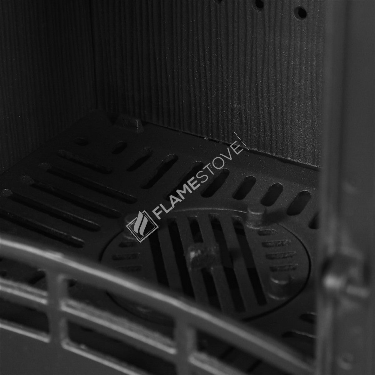 Șemineu/Sobă de Încălzire Lemne și Cărbuni FS-201YK Lodi Flame - Randament Înalt, Dublă Combustie, Clasa A, Sticlă Schott Robax, 5 kW