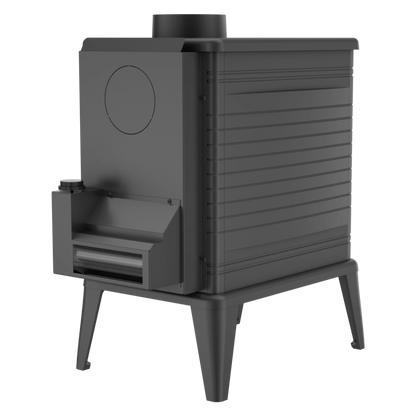 Soba K10 / 10-13kw cu Ventilator Turbo, plita gatit