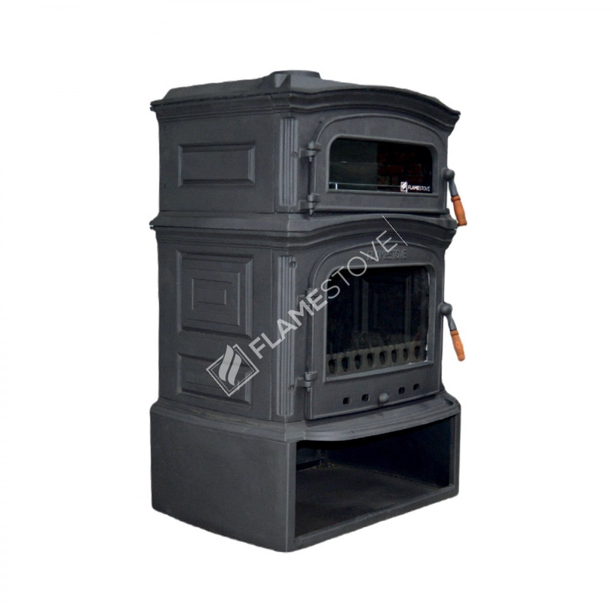 FS-033ST Soba Döküm Demir - Yüksek Verimli, Çift Yanmalı, Enerji Sınıfı A, Yan Kapaklı