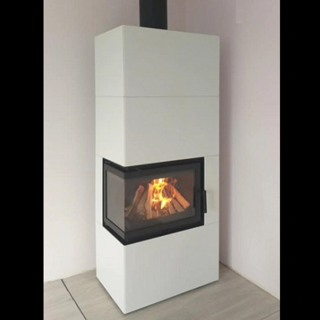 SIMPLE BOX stanga alb - semineu complet