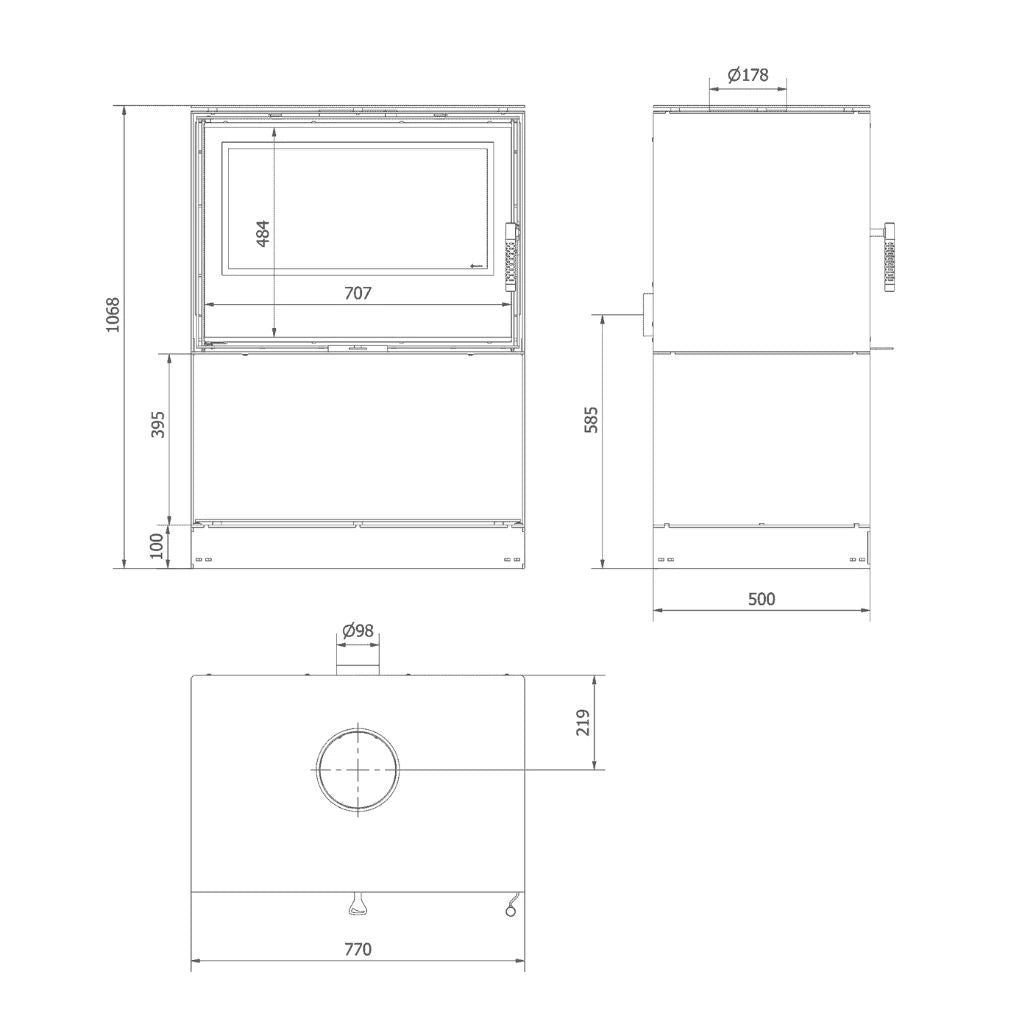 Soba otel Kari 80 - 12kW samota alba