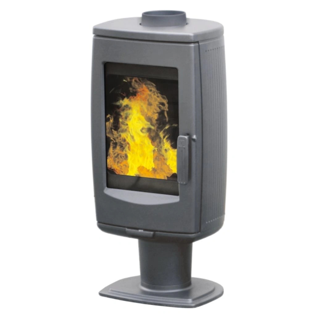Sobă de fontă ARIA Gri - 8-11kW, eficiență A+