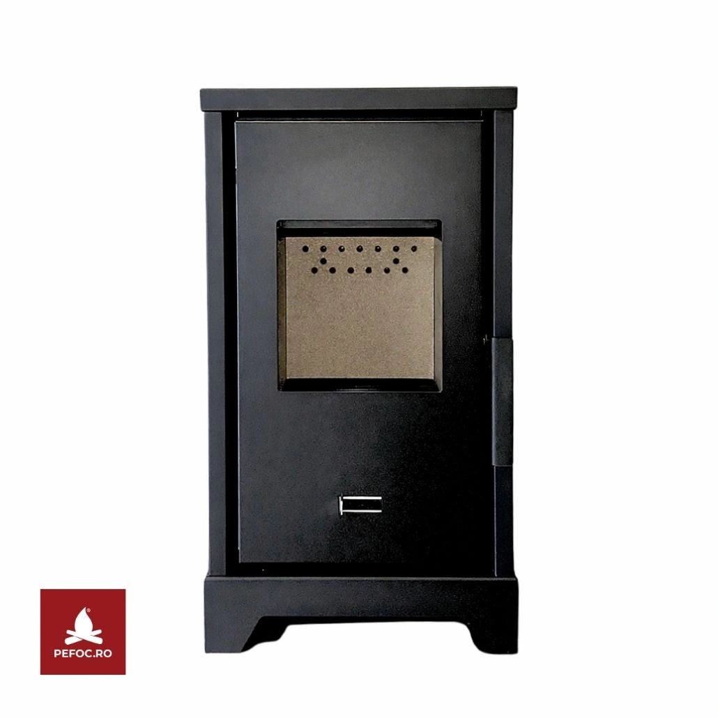 Soba pe lemne Luma 5-6kw - Negru