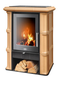 Soba pe lemne cu cahle de teracota ABX - exclusiv SICILIA