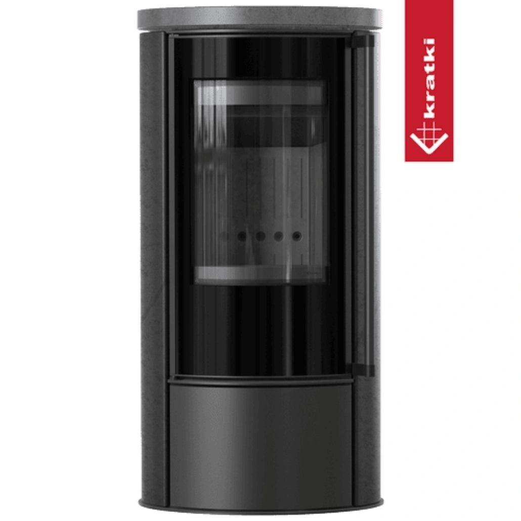 Soba Erik 5.5kW ceramica Grafite Satin - samota neagra
