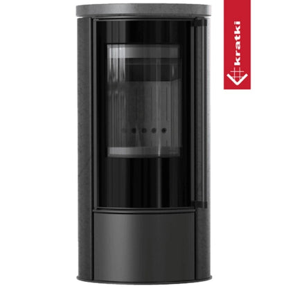 Soba Erik 5.5kW ceramica Grafite Satin - samota neagra